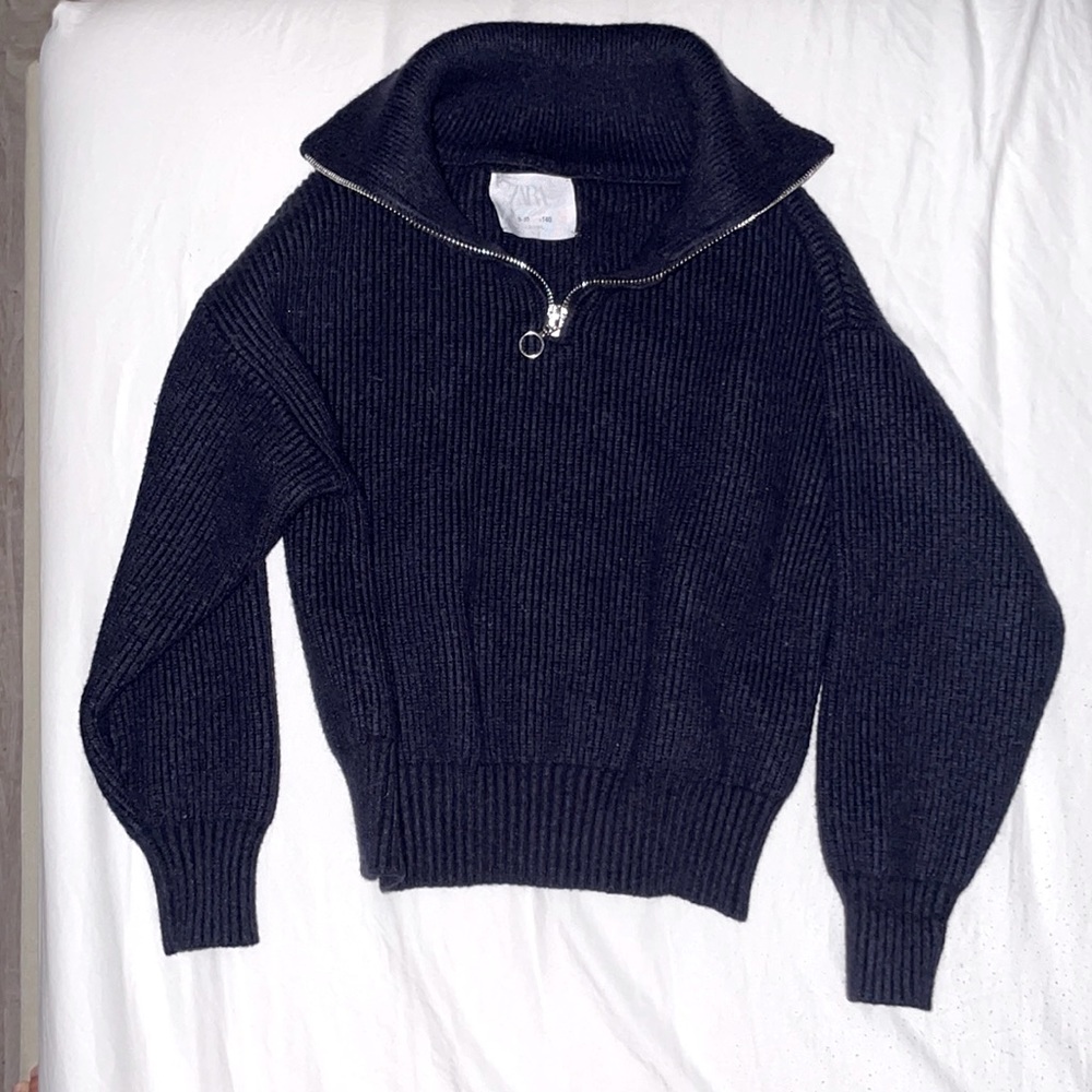 Zara Girl’s Half-Zipped Sweater